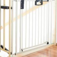 Ворота безопасности Geuther EasyLock Plus 84,5-92,5 см с креплением к лестнице (4793+) белые